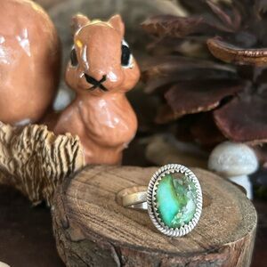 925 Sterling Sonoran turquoise ring